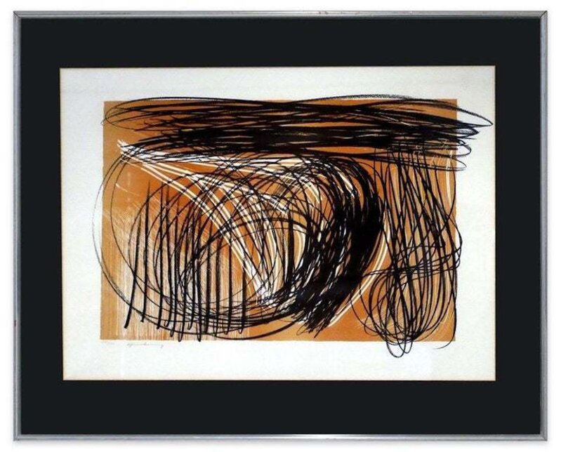 Hans Hartung, ‘Untitled’, 1971, Print, Lithograph on paper, Wallector