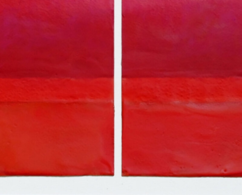 Janise Yntema, ‘Cadmium Red (Abstract painting)’, 2015, Painting, Beeswax, resin and pigment on archival paper mounted on archival board matted, IdeelArt