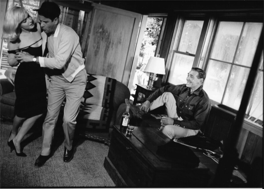 Marilyn dancing with Eli Wallach, Misfits set
