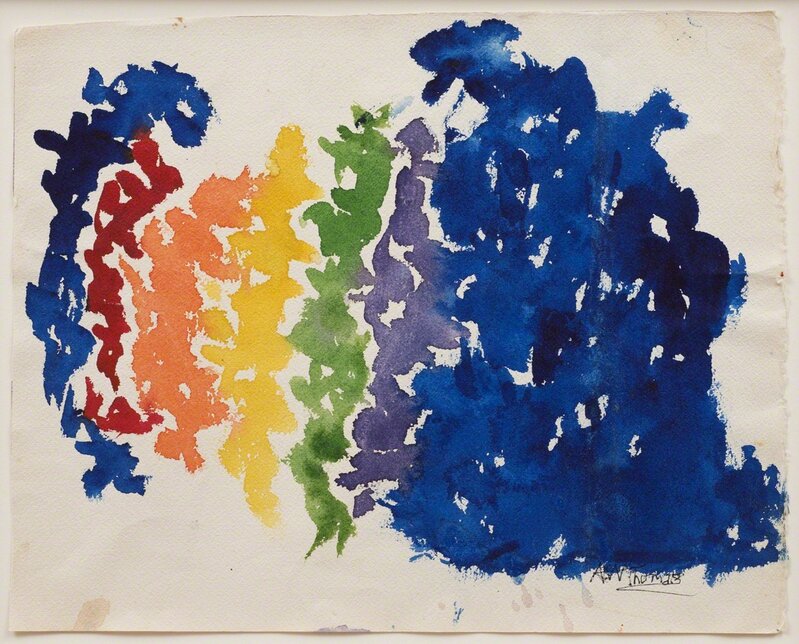 Alma Thomas, ‘Untitled’, 1972, Drawing, Collage or other Work on Paper, Watercolor on paper, Aaron Payne Fine Art
