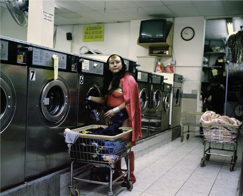 Dulce Pinzon, ‘MARIA LUISA ROMERO from the State of Puebla works in a Laundromat in Brooklyn, New York. She sends 150 dollars a week.’, Photography, Alida Anderson Art Projects