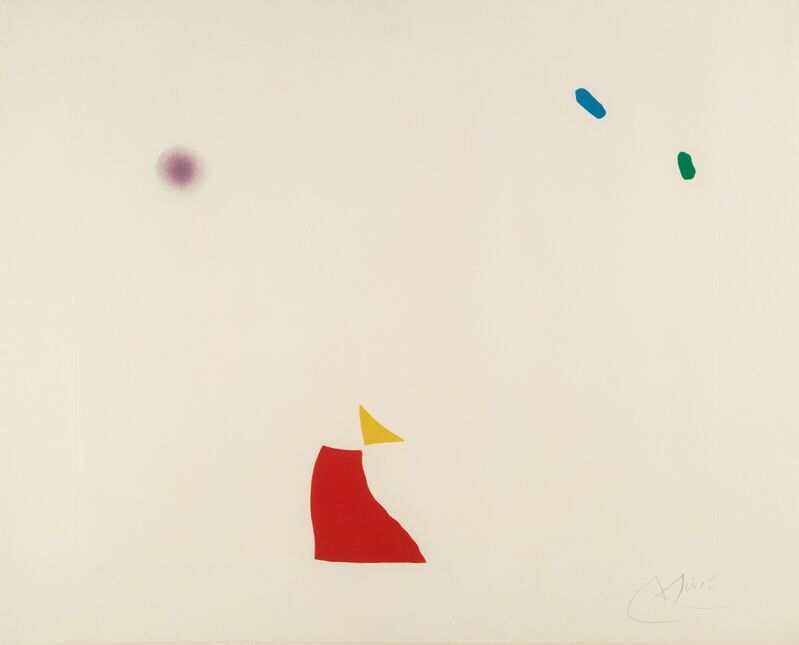 Joan Miró, ‘Pl. 5, from Série Mallorca’, 1973, Print, Aquatint in colors on wove paper, Heritage Auctions