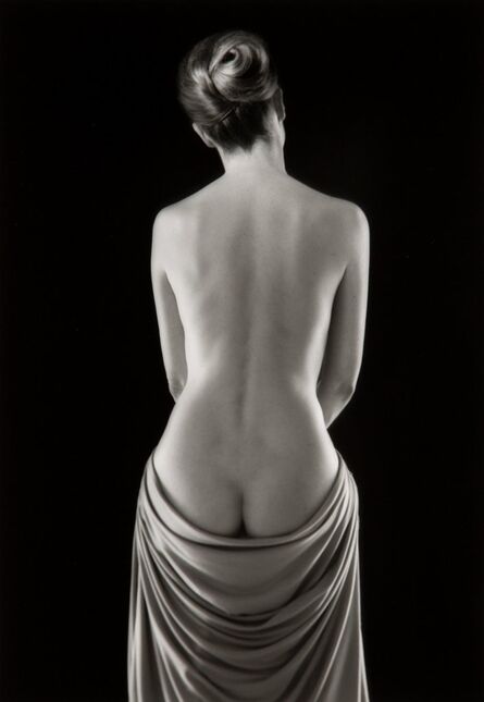 Ruth Bernhard, ‘Draped Torso’, 1962