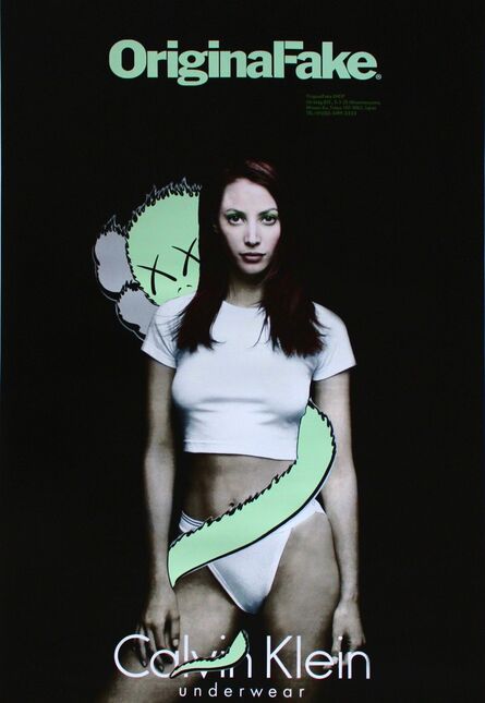 KAWS, ‘Christy Turlington poster’, ca. 2010
