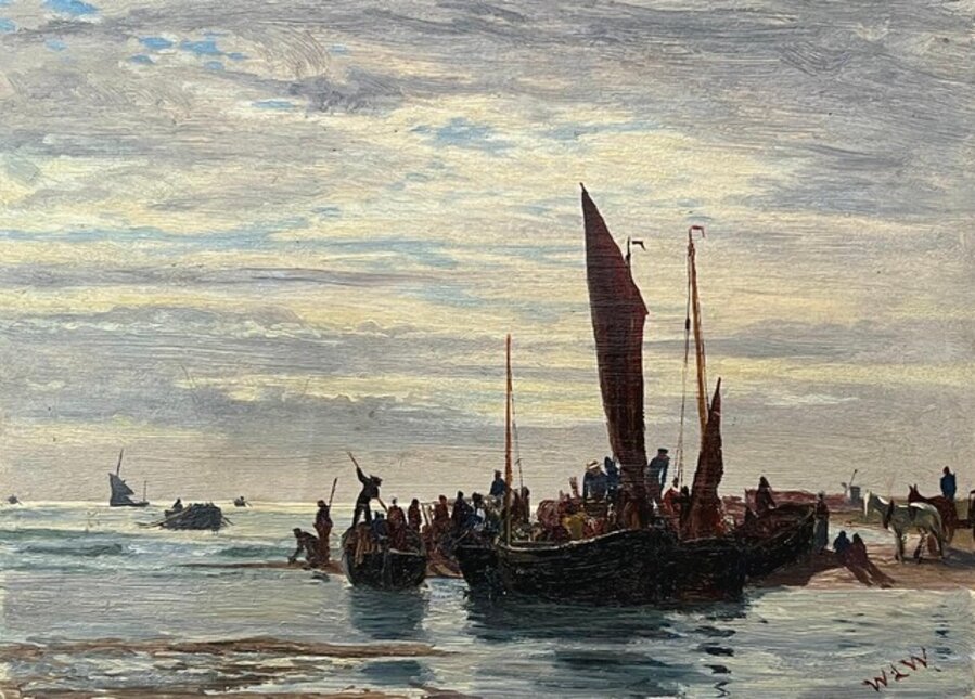 Unloading The Day's Catch