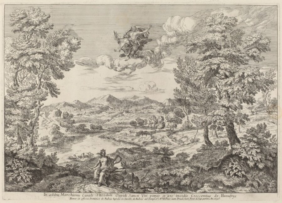 Jupiter in a Landscape