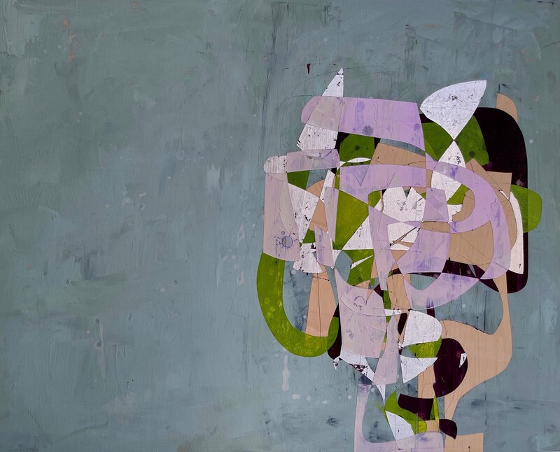 Jim Napierala, ‘Skeeterino’, 2015, Painting, Flashe, aluminum leaf, and acrylic on wood panel, Susan Eley Fine Art