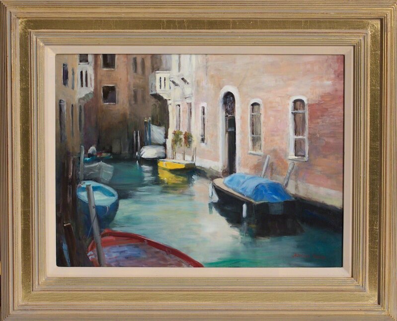Jacqueline Fowler, ‘'Quietly Moored' ’, 2014, Painting, Oil on Canvas, Wentworth Galleries