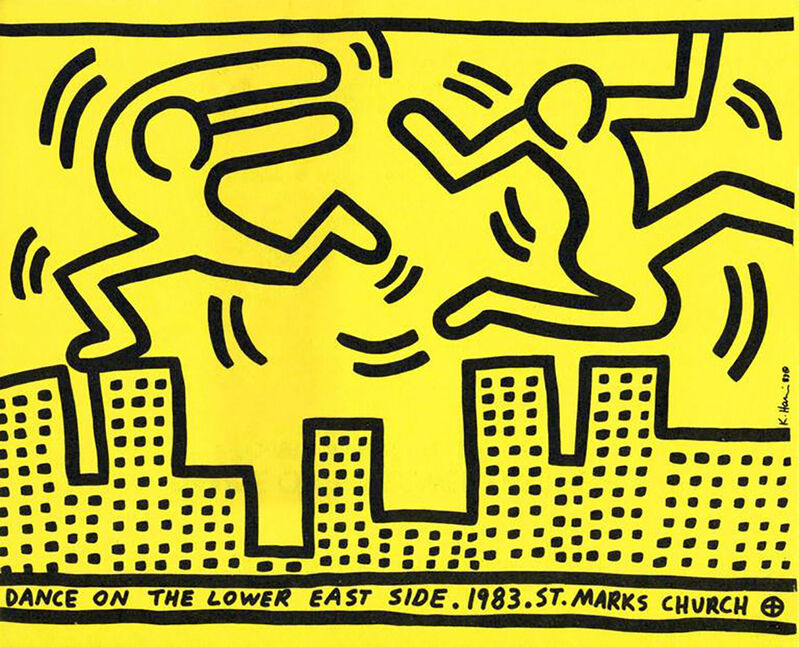 Keith Haring, ‘Keith Haring Dance on the Lower East Side, St. Marks Church ’, 1983, Posters, Offset print, Lot 180 Gallery