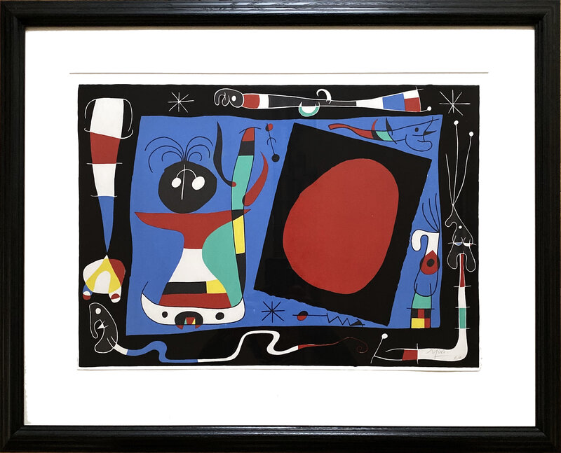 Joan Miró, ‘La Femme Au Miroir’, 1956, Print, Original Lithograph in colours, on wove paper, Fairhead Fine Art Limited