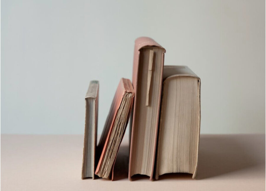 Pink Book Leaning (from the series Morandi's Books)
