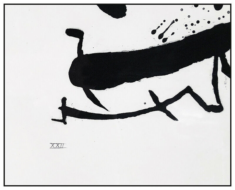 Joan Miró, ‘Picasso I Els Reventos’, 1973, Print, Aquatint Etching, Original Art Broker