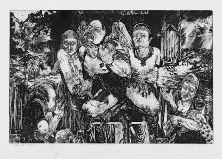 The Adoration of St Eugeune (sic)