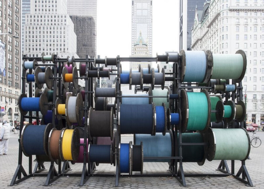 Tatiana Trouvé’s Central Park Spools Unravel the History of Walking