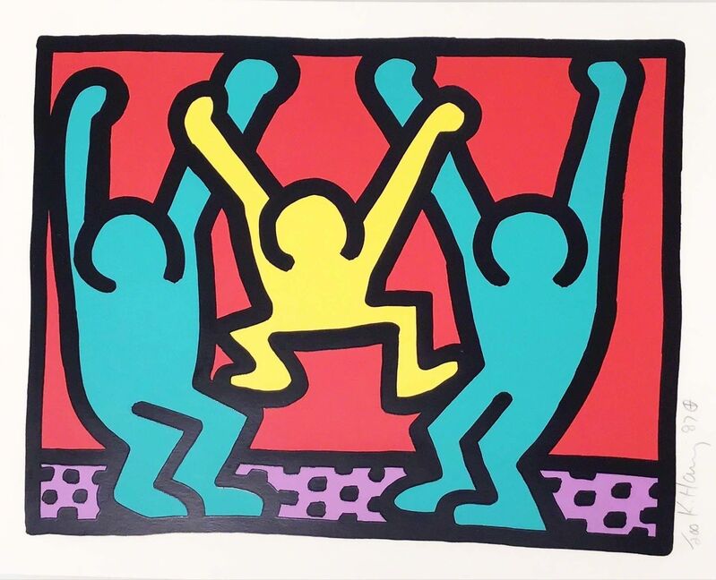 Keith Haring, ‘Pop Shop I (B)’, 1987, Print, Screen print on paper, Hang-Up Gallery