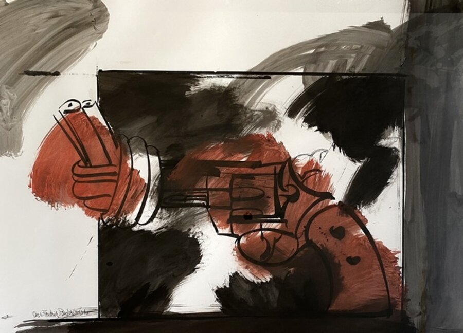 untitled (Knotted Gun)