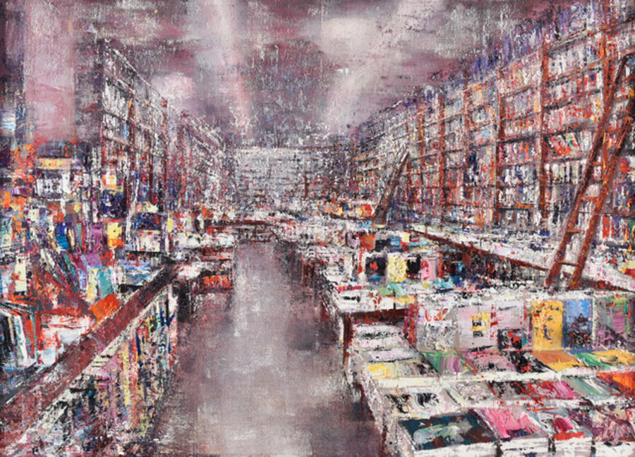 Bookstore in Violetto