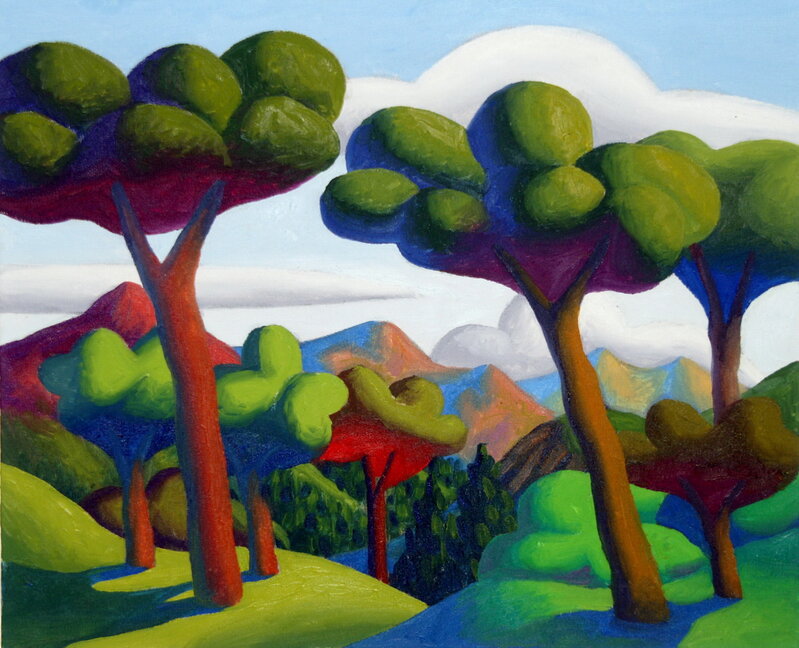 Salvo, ‘La Valle’, 2006, Painting, Oil on canvas, Bugno Art Gallery