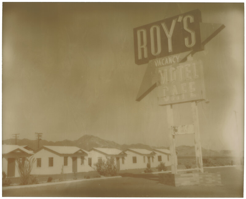 Stefanie Schneider, ‘Roy's (California Badlands)’, 2010, Photography, Digital C-Print, based on a Polaroid, Instantdreams