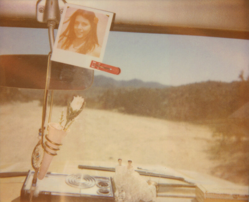 Stefanie Schneider, ‘Dashboard Memories (The Girl behind the White Picket Fence)’, 2013, Photography, Digital C-Print, based on a Polaroid, Instantdreams