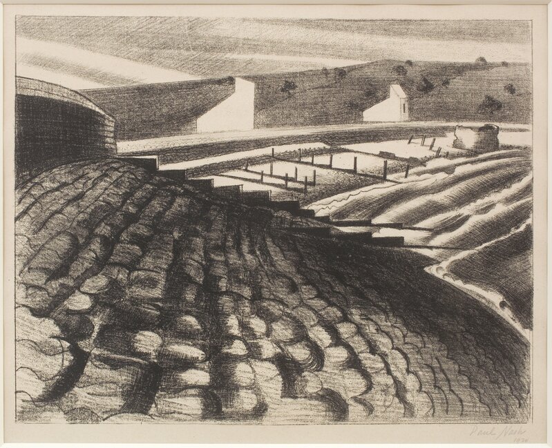 Paul Nash, ‘The Strange Coast (Dymchurch)’, 1920, Print, Lithograph on white wove paper, Piano Nobile