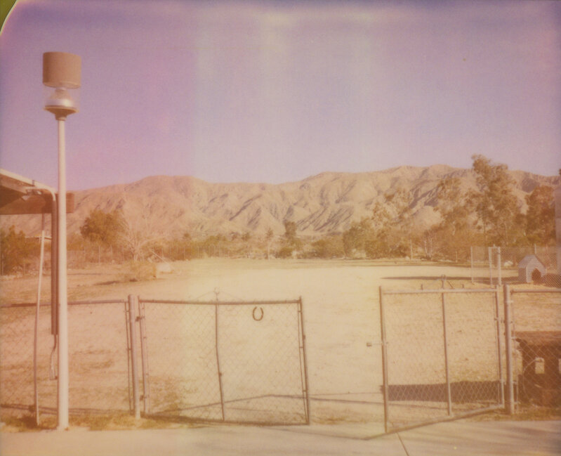 Stefanie Schneider, ‘Spaces of Uncertainty (The Girl behind the White Picket Fence)’, 2013, Photography, Digital C-Print, based on a Polaroid, Instantdreams