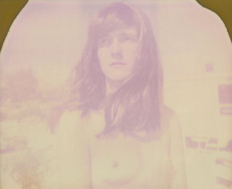 Stefanie Schneider, ‘Purple Haze (The Girl behind the White Picket Fence)’, 2013, Photography, Analog C-Print, hand-printed by the artist on Fuji Crystal Archive Paper, based on a Polaroid, not mounted, Instantdreams
