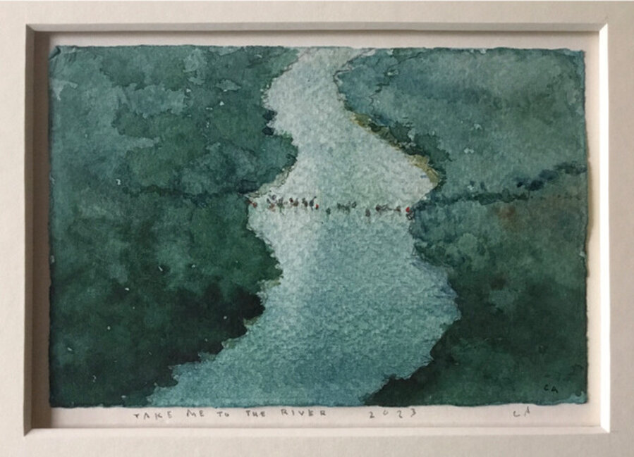 Take Me To The River (watercolor)