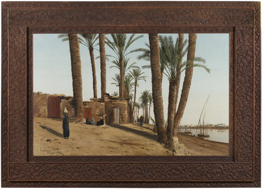 Bank of the Nile Opposite Cairo, Egypt