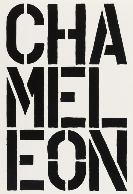 Christopher Wool, ‘Page from black book’, 1989