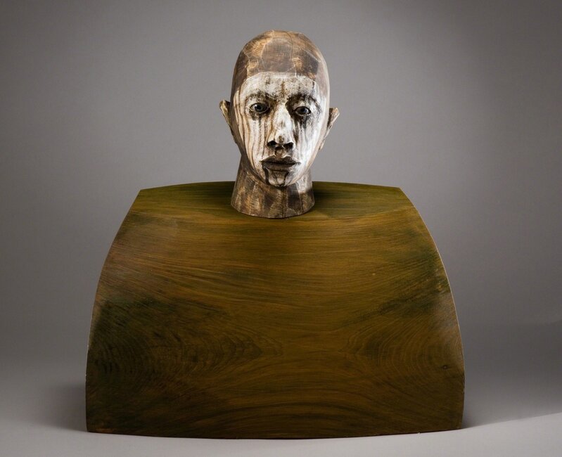 Joe Brubaker, ‘Claudio’, 2012, Sculpture, White cedar, glass and acrylic, Seager Gray Gallery
