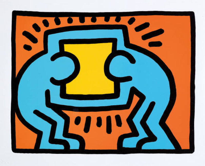 Keith Haring, ‘Pop Shop VI: one plate’, 1989, Print, Screenprint in colours, on wove paper, Gallery Red