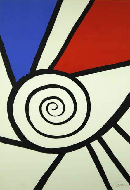 Alexander Calder, ‘Spirale Rouge & Bleu’