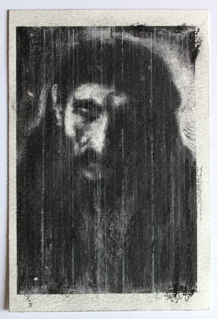 Robert Longo, ‘X-Ray Drawing of Rembrandt's Head of Jesus’, 2015