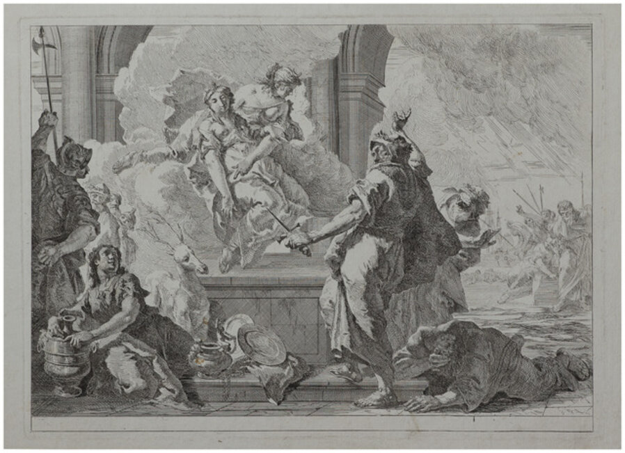 The Sacrifice of Iphigenia.