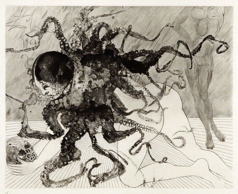 Salvador Dalí, ‘Medusa (La Meduse)’, 1963, Print, Etching and aquatint, Puccio Fine Art