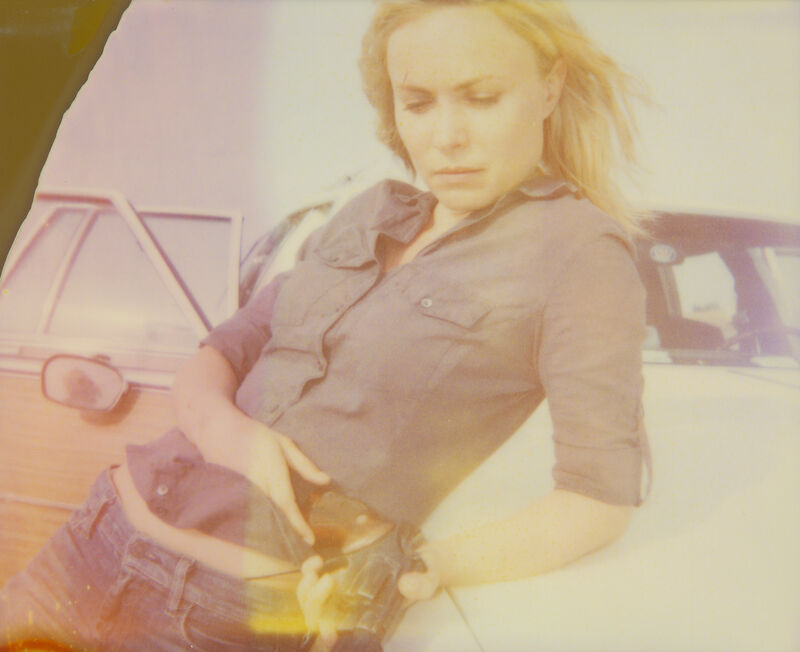 Stefanie Schneider, ‘Radha Mitchell on the Set of 'The Crazies'’, 2009, Photography, Digital C-Print, based on a Polaroid, Instantdreams
