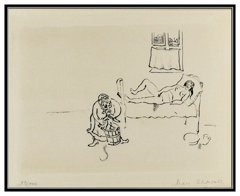 Marc Chagall, ‘The Birth’, 1922, Print, Etching, Original Art Broker