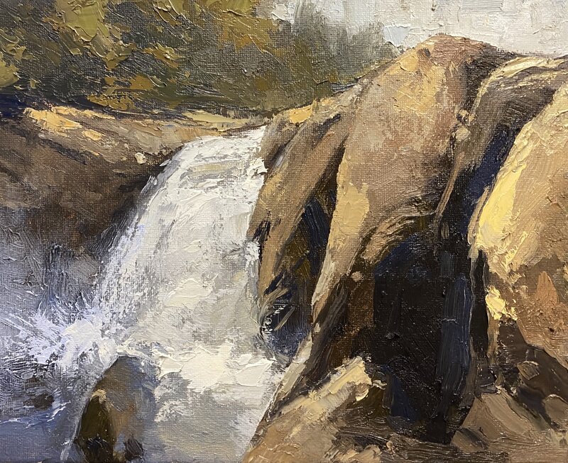 Dennon Walantus, ‘Roaring Falls’, 2020, Painting, Oil on Canvas, Keene Arts