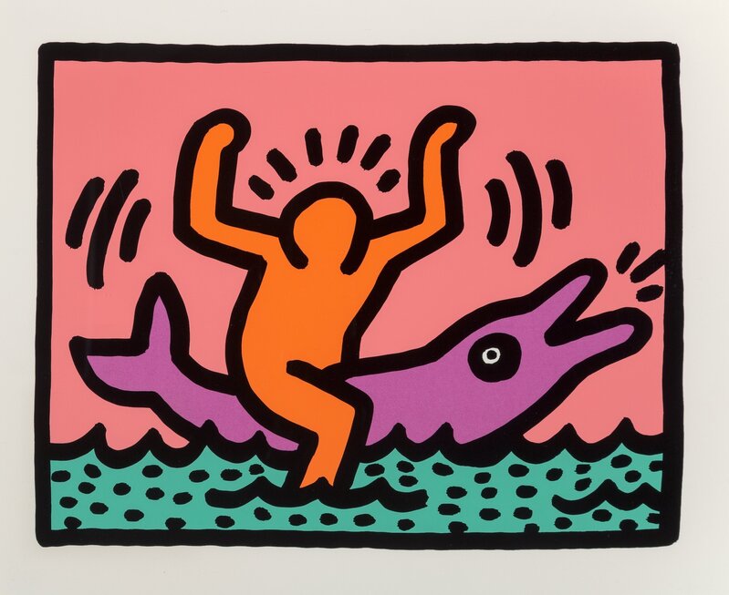 Keith Haring, ‘Pop Shop Quad V (A-D)’, 1989, Print, Four screenprints in colors on wove paper, Heritage Auctions