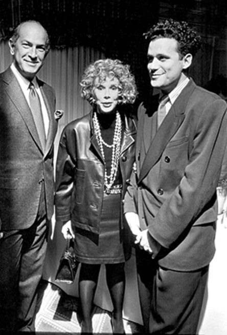 Ron Galella, ‘Oscar de la Renta, Joan Rivers, and Isaac Mizrahi, The Carlyle Hotel, New York’, 1990