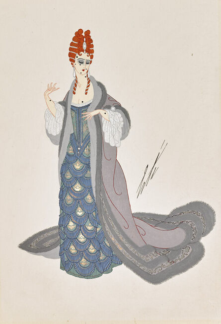 Erté, ‘Martha, Act I (Chicago Opera)’, 1923