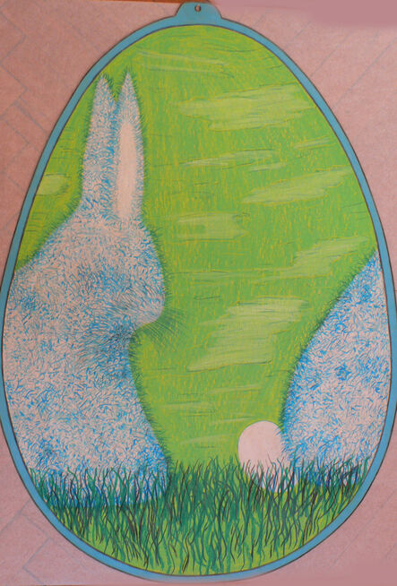 Alfred Klinkan, ‘Easter Egg - Rabbit with Egg’, 1974