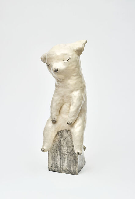 Clémentine de Chabaneix, ‘Sitting white cat’, 2020