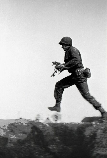 Tony Vaccaro, ‘Machine Gun Fire, Germany, 1945’