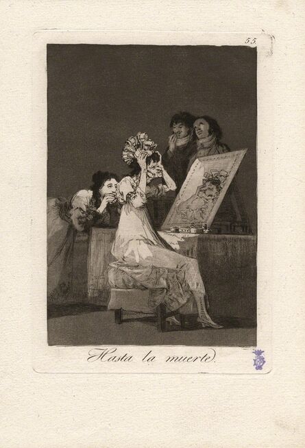 Francisco de Goya, ‘Hasta la muerte. (Until death.)’, 1796-1797