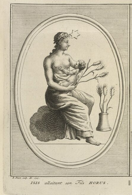 Bernard Picart, ‘Isis Nursing Her Son, Horus’, 1723-1743