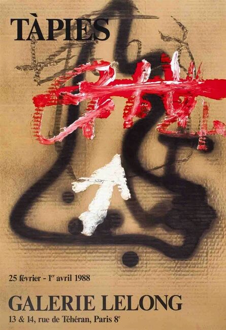 Antoni Tàpies, ‘Galerie Lelong’, 1988