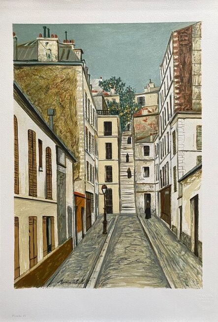 Maurice Utrillo, ‘Passage Cottin à Montmartre’, ca. 1990