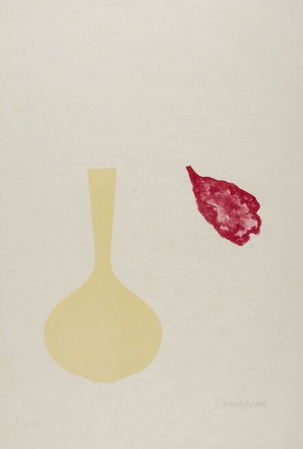 Derrick Greaves, ‘Vase and Falling Petal (from Europaeische Graphik VII)’, 1971